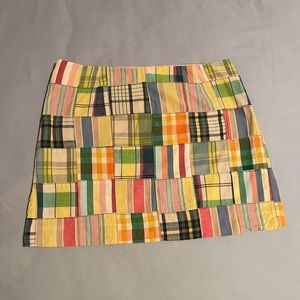 J. Crew Summer Madras Skirt - Size 4